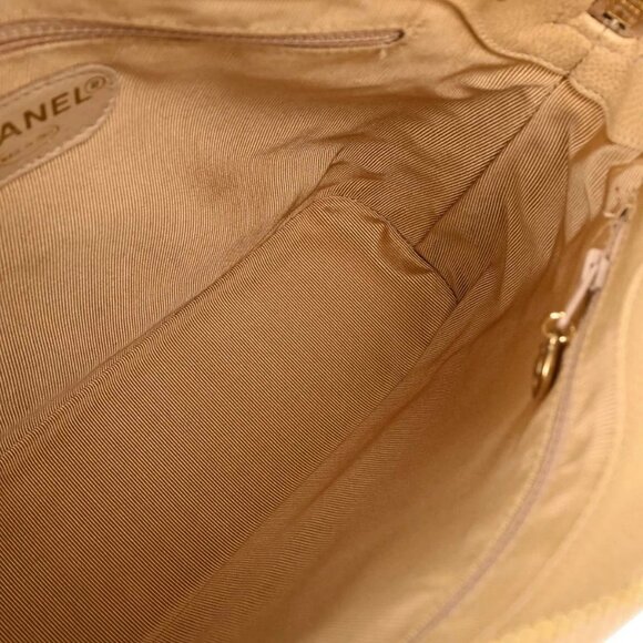 Chanel Beige Calfskin Shoulder Bag 125232 - Picture 8 of 10